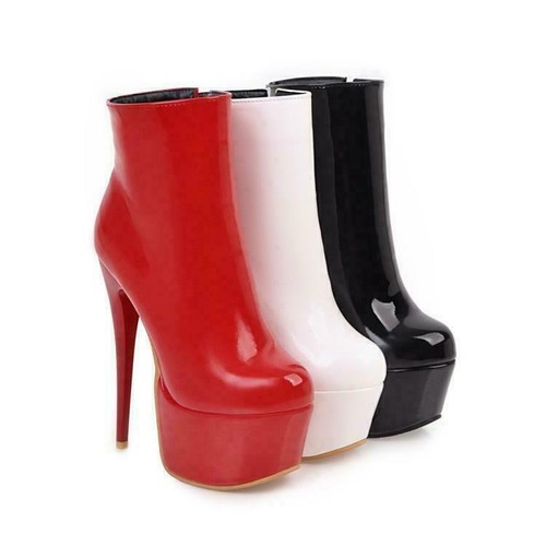 Scarpe stivaletti donna pelle